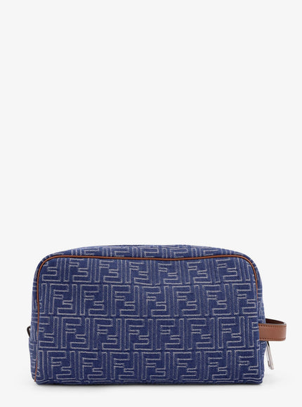 Fendi Ff Jacquard Fabric Medium Beauty Case