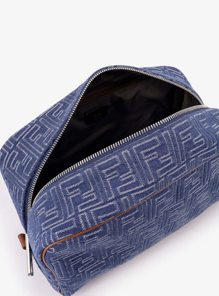 Fendi Ff Jacquard Fabric Medium Beauty Case