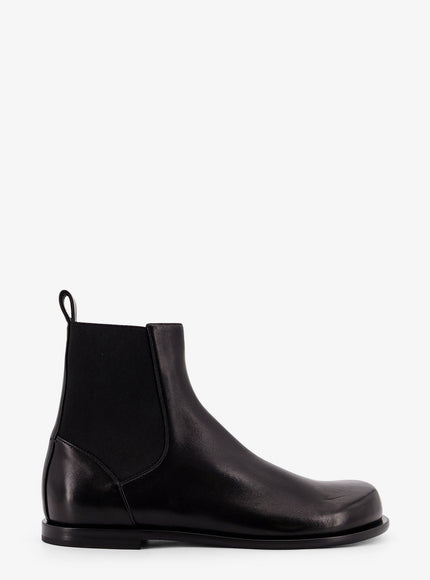 Fendi Chelsea Squared Ff Leather Boots Neronero