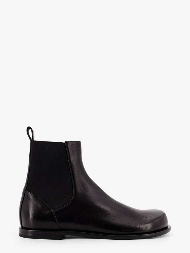 Fendi Chelsea Squared Ff Leather Boots Neronero