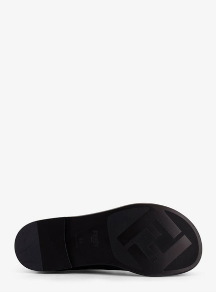 Fendi Chelsea Squared Ff Leather Boots