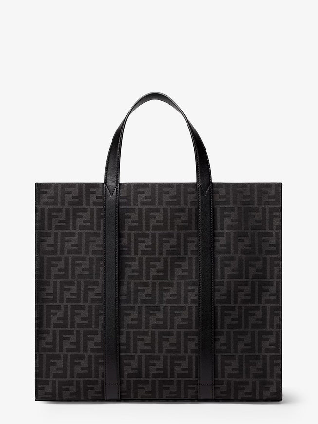 Fendi Ff Jacquard Fabric Shopping Bag