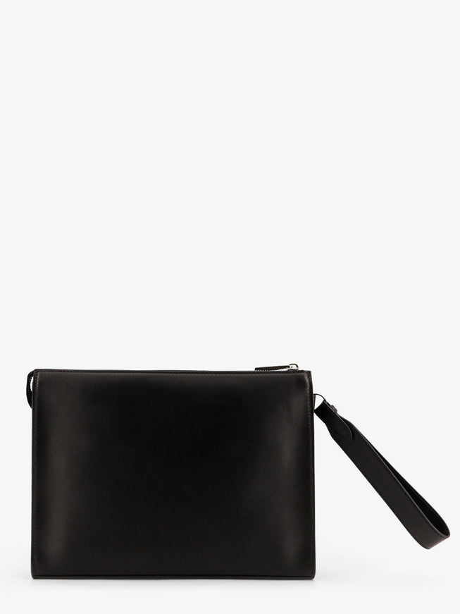 Fendi Squared Ff Leather Clutch