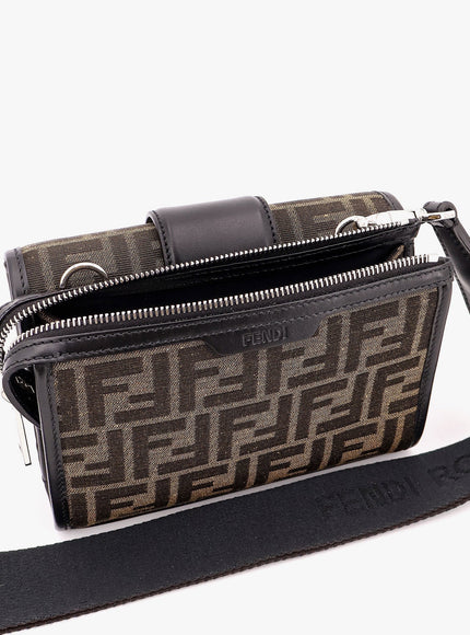 Fendi Baguette Double Jacquard Shoulder Bag