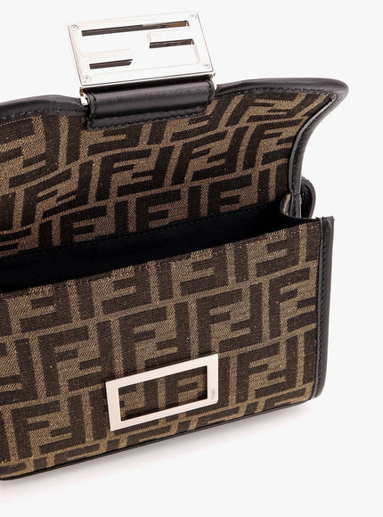 Fendi Baguette Double Jacquard Shoulder Bag