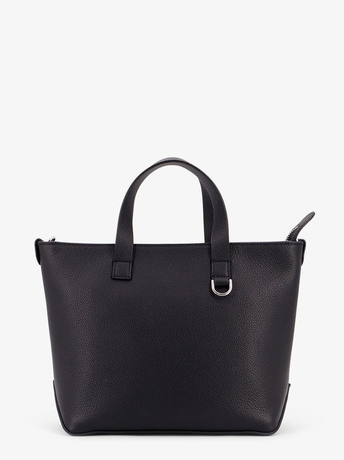 Fendi Leather Small Shopping Bag Uni Neropalladio