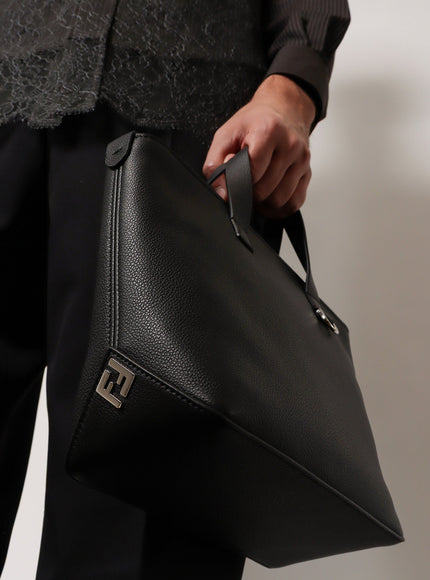 Fendi Leather Small Shopping Bag