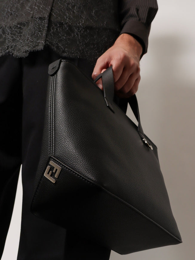 Fendi Leather Small Shopping Bag