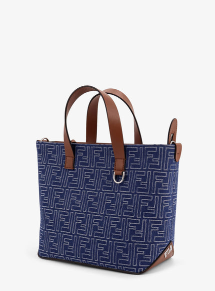 Fendi Leather Small Shopping Bag