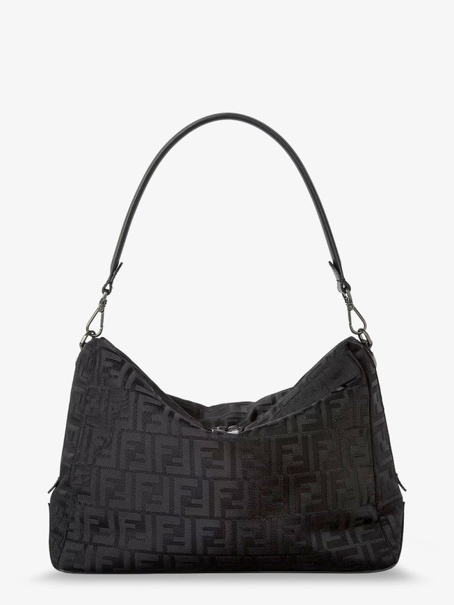 Fendi Fendi Lui Large Leather Shoulder Bag Uni Nero+Rut.ubl.sat