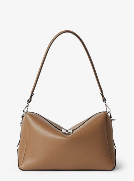 Fendi Fendi Lui Medium Ff Nylon Crossbody Bag Uni Scoiattolo+Pal