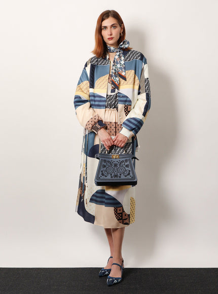 Fendi Peekaboo Iseeu Small Leather Shoulder Bag With Selleria Macro Stitching