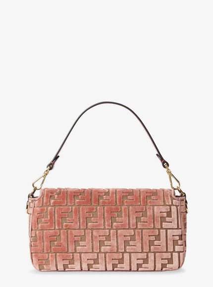Fendi Mykonos Baguette Leather Shoulder Bag