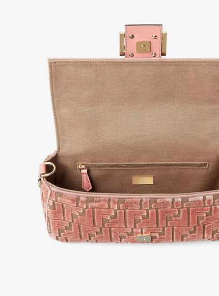 Fendi Mykonos Baguette Leather Shoulder Bag