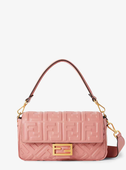 Fendi Mykonos Baguette Leather Shoulder Bag Uni Macaron+Ovi+K3+H406