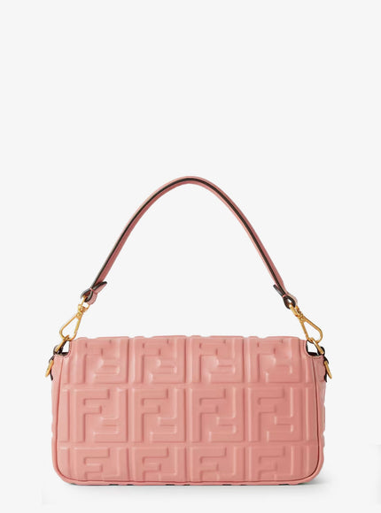 Fendi Mykonos Baguette Leather Shoulder Bag