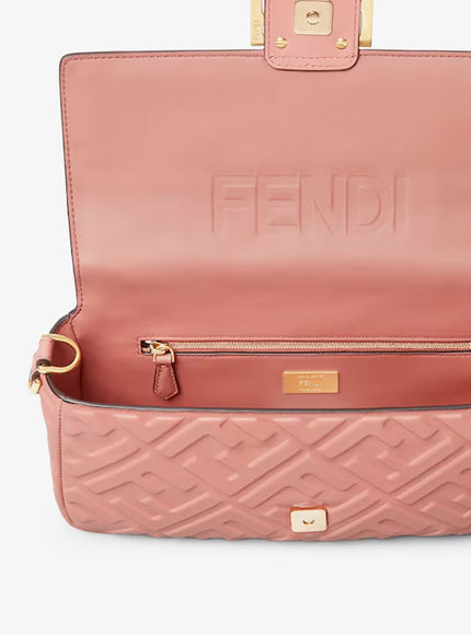 Fendi Mykonos Baguette Leather Shoulder Bag