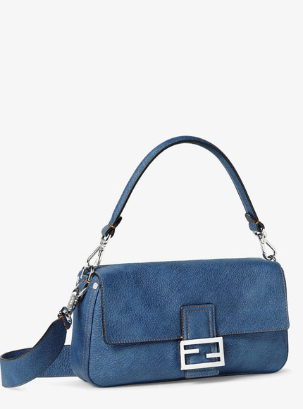 Fendi Mykonos Baguette Leather Shoulder Bag