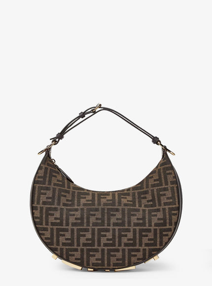 Fendi Fendigraphy Small Ff Jacquard Fabric Handbag Uni Tab.mr+Eb+Ovib+Os