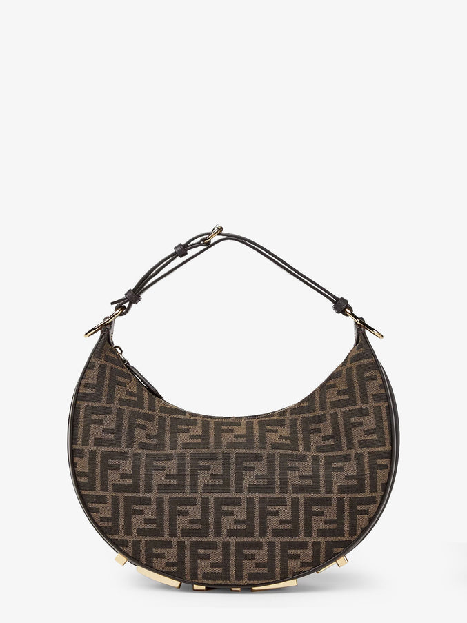 Fendi Fendigraphy Small Ff Jacquard Fabric Handbag Uni Tab.mr+Eb+Ovib+Os