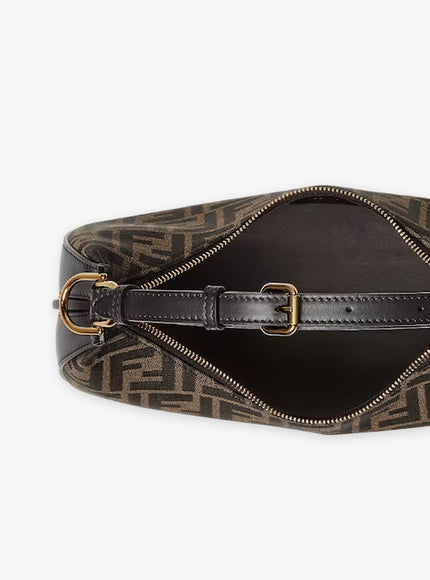 Fendi Fendigraphy Small Ff Jacquard Fabric Handbag