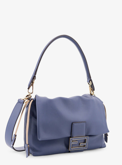 Fendi Mamma Baguette Small Leather Crossbody Bag