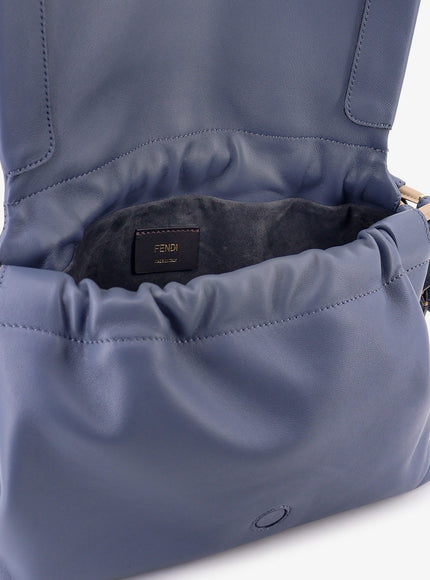 Fendi Mamma Baguette Small Leather Crossbody Bag