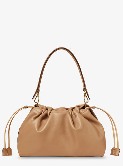 Fendi Mamma Baguette Large Leather Shoulder Bag