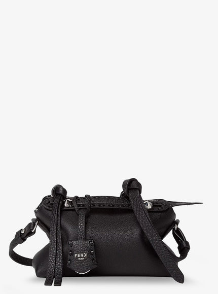 Fendi By The Way Soft Mini Ff Denim Handbag Uni Nero
