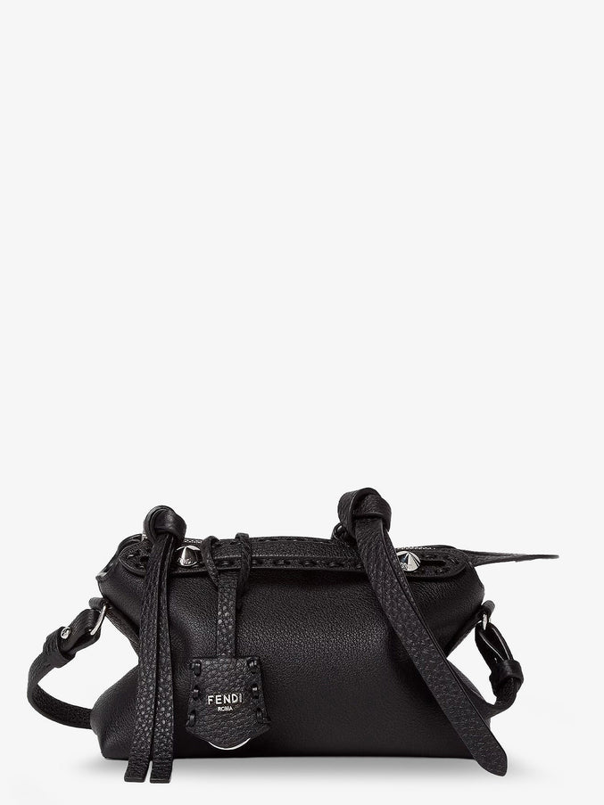 Fendi By The Way Soft Mini Ff Denim Handbag Uni Nero