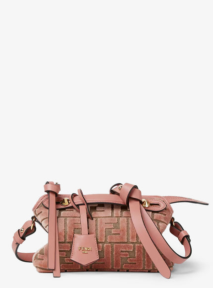 Fendi By The Way Soft Mini Ff Denim Handbag Uni Macaron
