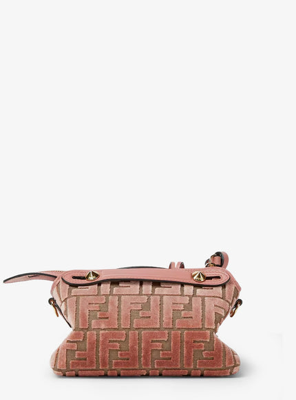 Fendi By The Way Soft Mini Ff Denim Handbag