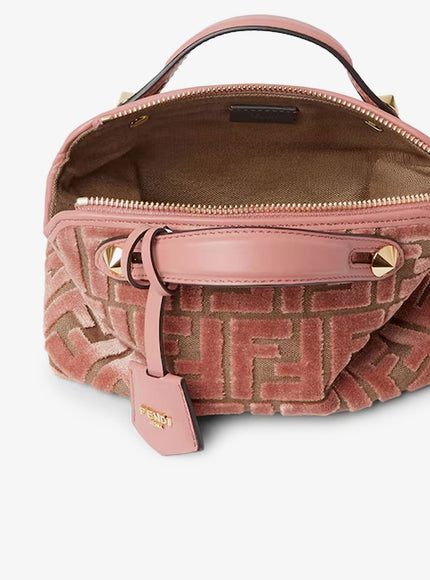 Fendi By The Way Soft Mini Ff Denim Handbag