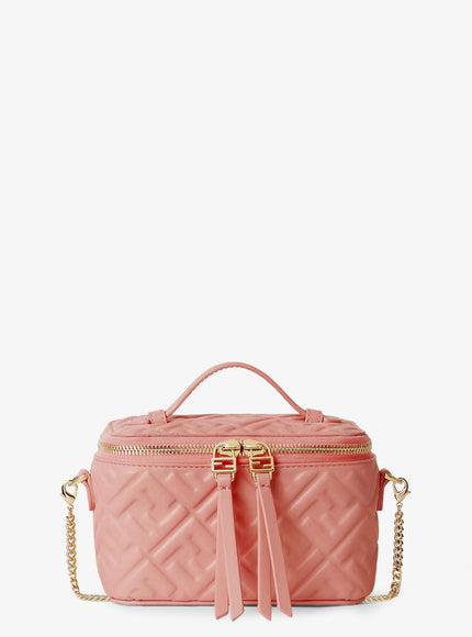 Fendi Fendi Vanity Leather Shoulder Bag Uni Macaron+Os