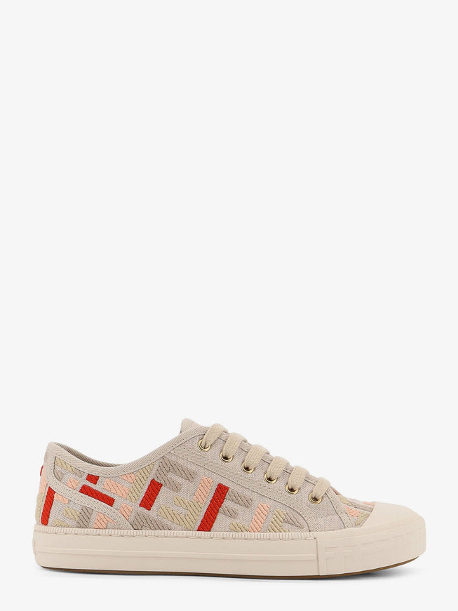 Fendi Domino Canvas Sneakers Grez Ros.rosa.be.tor