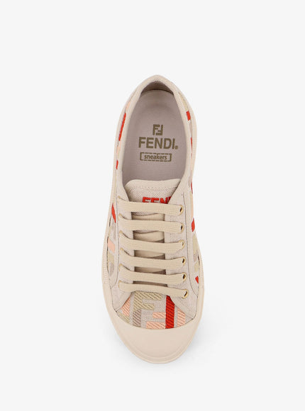Fendi Domino Canvas Sneakers