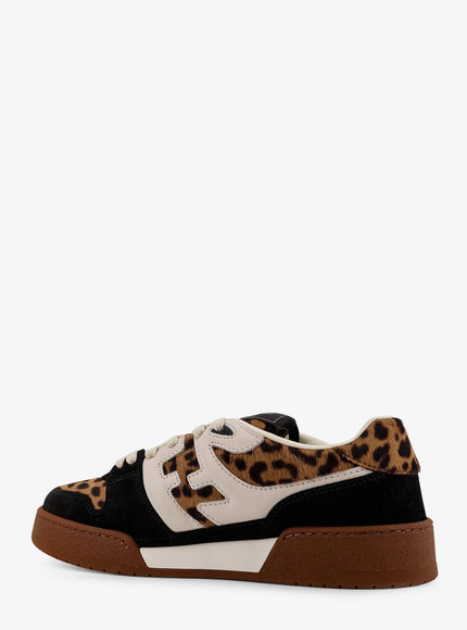 Fendi Fendi Match Suede And Pony Skin Low-Top Sneakers