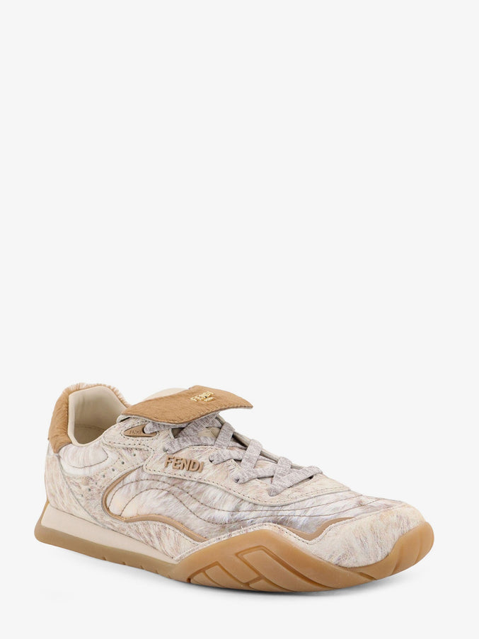 Fendi Fendi Wave Pulse Suede Sneakers