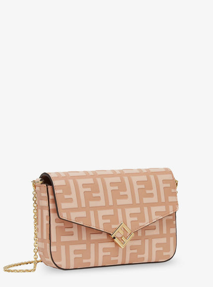 Fendi Wallet On Chain Ff Diamonds Leather Shoulder Bag