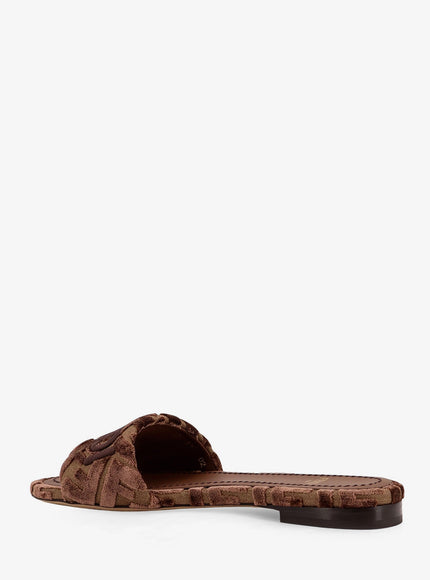 Fendi Fendi Sunshinew Velvet Slide