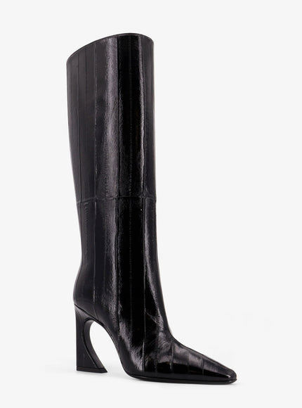 Fendi Fendi Arco Hagfish Leather Boots