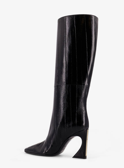 Fendi Fendi Arco Hagfish Leather Boots