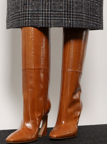 Fendi Fendi Arco Hagfish Leather Boots