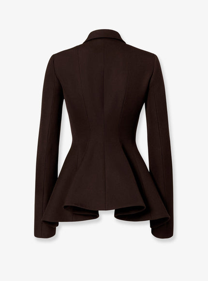 Fendi Grain-De-Poudre Wool Blazer