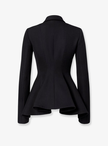 Fendi Grain De Poudre Wool Blazer