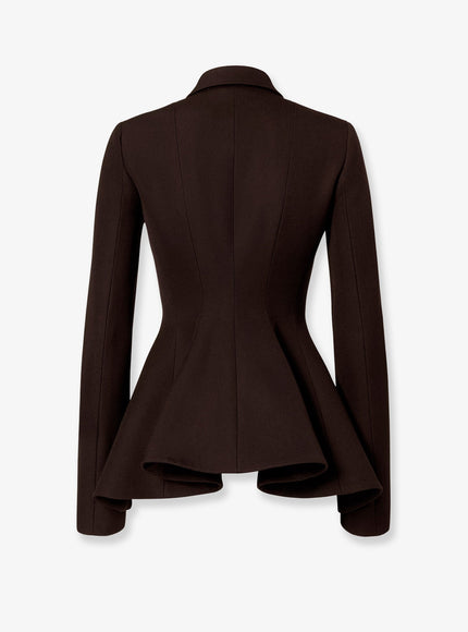 Fendi Grain De Poudre Wool Blazer