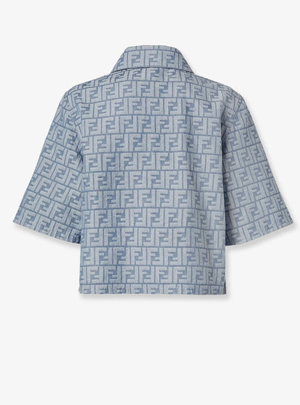 Fendi Ff Cotton And Linen Shirt/Jacket