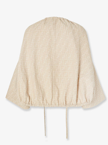 Fendi Ff Cotton And Linen Jacket