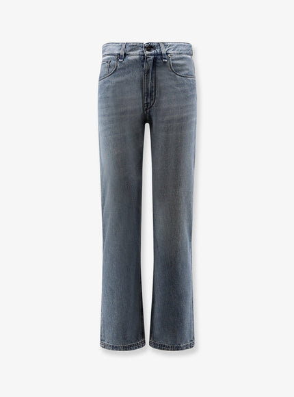 Fendi Regular Five Pockets Jeans Avio