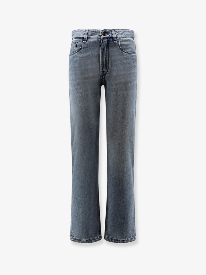 Fendi Regular Five Pockets Jeans Avio